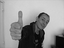 p.équipe Portrait Thomas Picot N&B